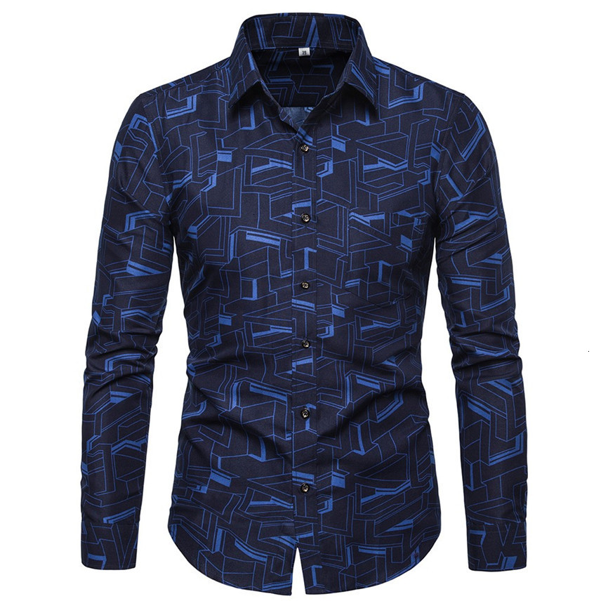 

Men Casual Long Sleeved Solid Shirt Slim Fit Male Social Business Dress Shirt Brand Men Clothing Soft Comfortable Plus Size 4XL, Blue