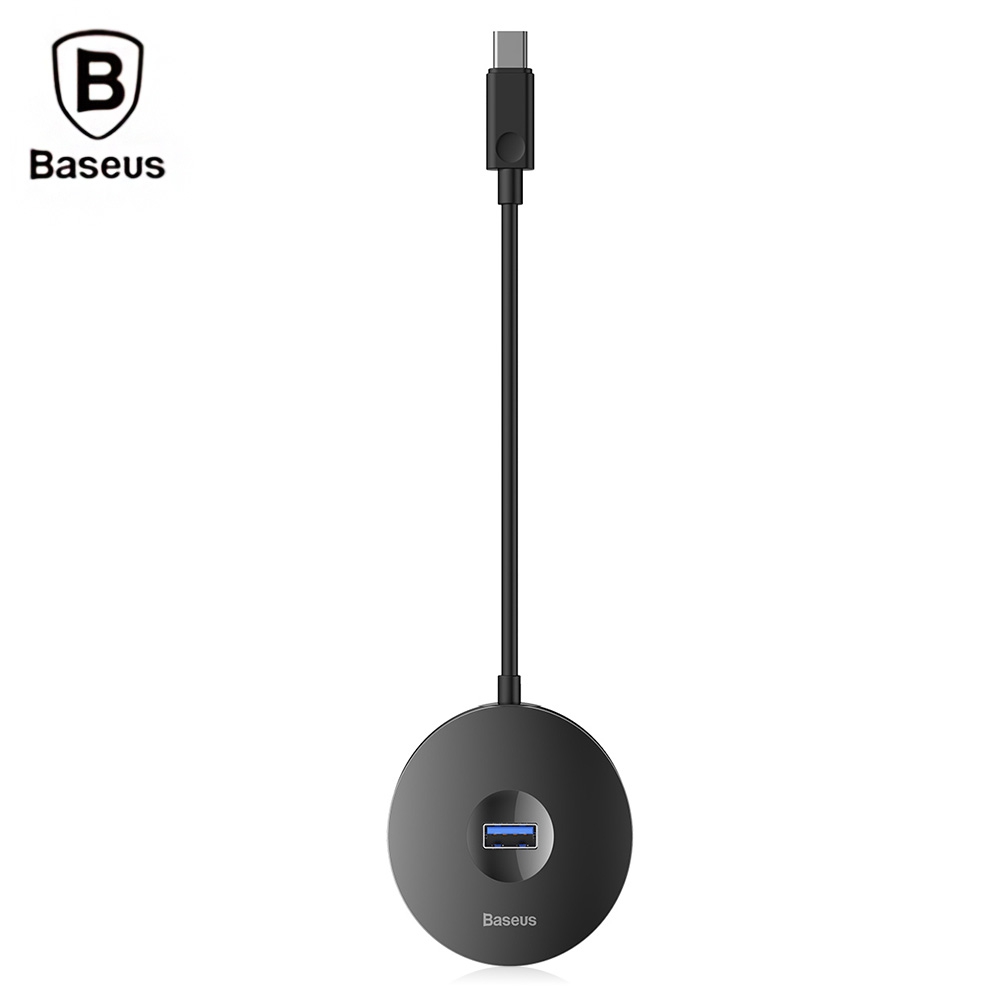

Baseus Round Box Type-C HUB Adapter 3 USB 3.0 Ports USB2.0, Black