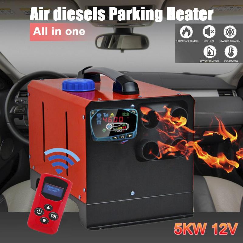 

Car Heater 12V24V5KW Auxiliary Heater In Electric Heaters All In One Air Diesels Parking LCD Screen Switch Remote Control