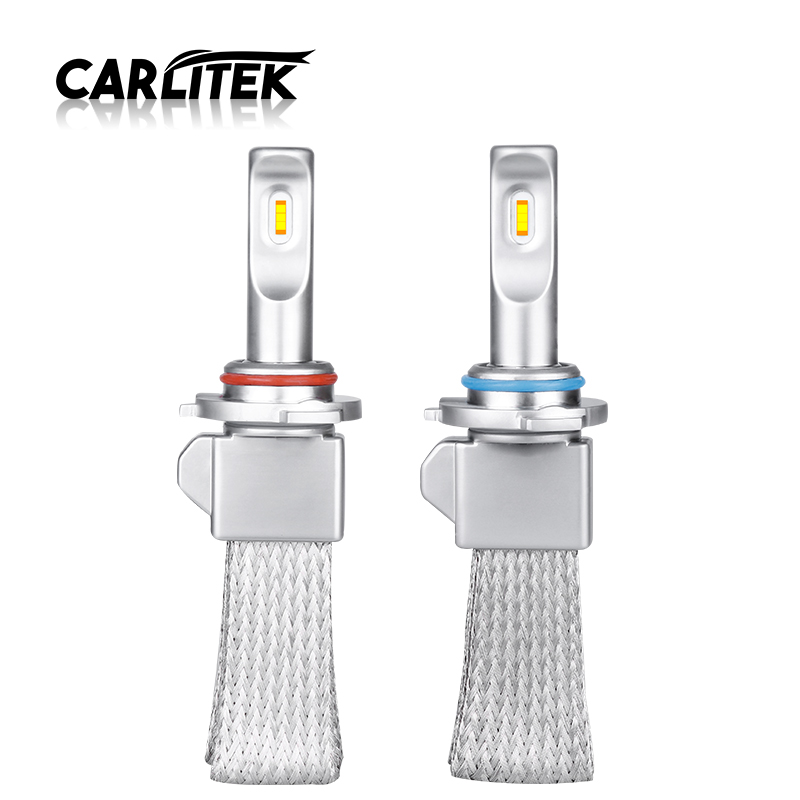 

Carlitek H4 LED Hi/Lo Beam Car LED Headlights Bulbs H11 9005/HB3 9006/HB4 Light Lamp Kit Copper Dissipation Belt H1 Bulb H7