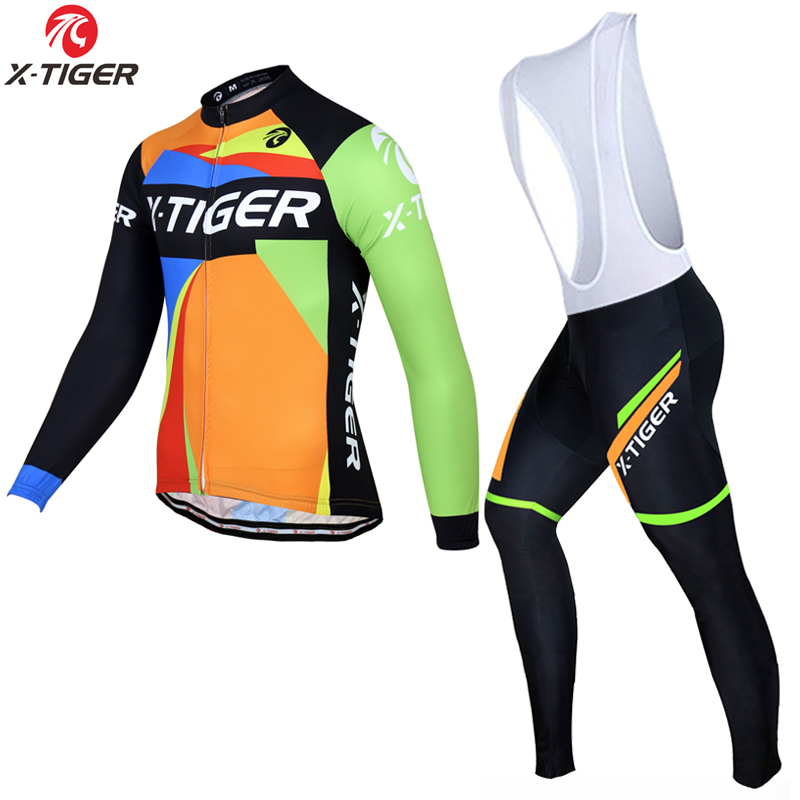 

X-Tiger 2020 Winter Fleece Pro Cycling Jersey Set Breathable Mountain Bicycle Clothes Suit Racing Bike Clothing Cycling Set, Jerseys and pant
