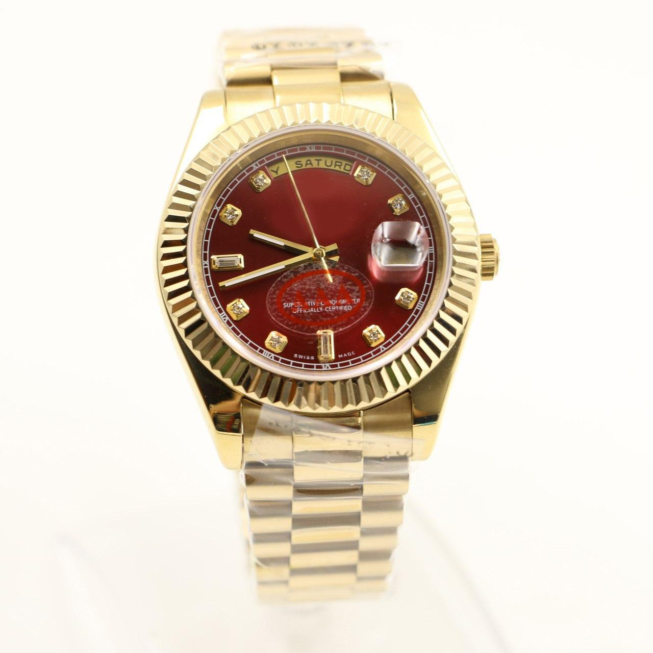 New arrivalHigh Quality wholesale watch DAY DATE mechanical glide smooth 40MM mens royal oaks watch Stainless steel bezel strap Wristwatches-image-459190760