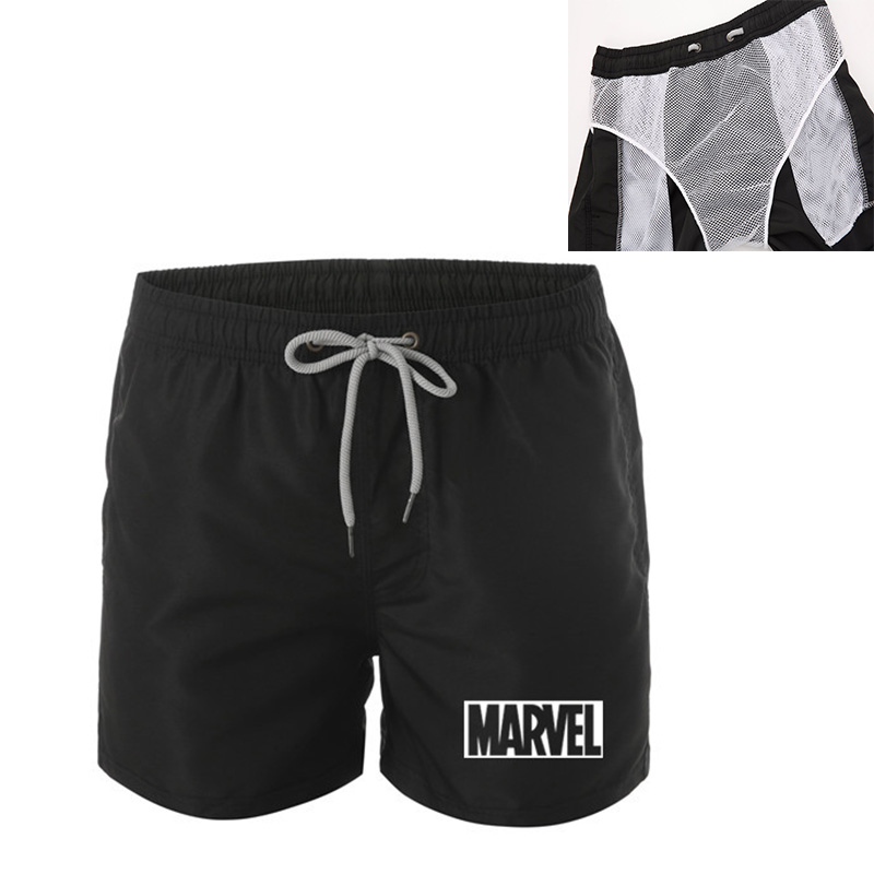 Mens Quick Dry Cargo Boxer Trunk Swim Short Gym Surf Pants Boardshorts Swimwear