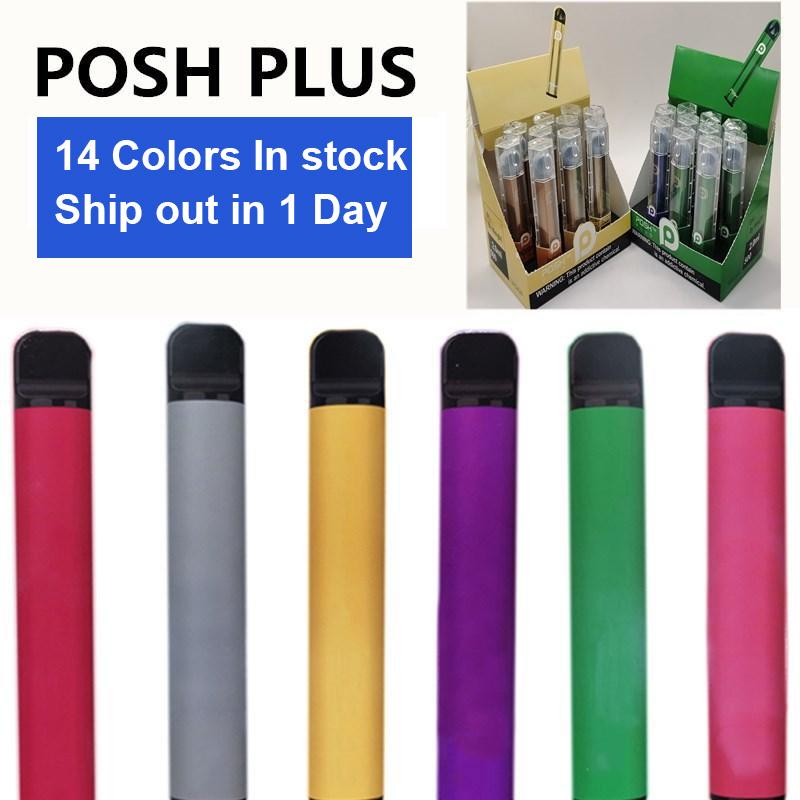 

Disposable vape Posh Plus Disposable Device Pod 450mAh Battery 2.0ml Pens Vape Cartridge Packaging Empty Electronic Cigarettes Vapor vs puff