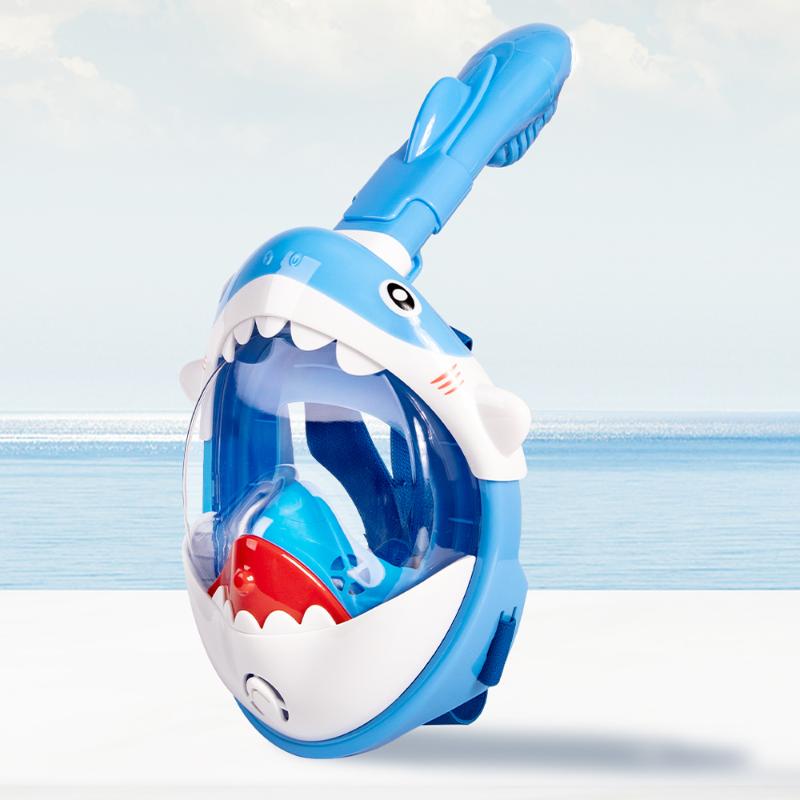 

2020 NEW Cartoon Snorkeling Mask for Kids Full Face HD Anti Fog Snorkel Diving Mask Scuba swimming diving equipment