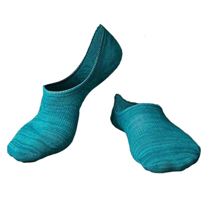 

CKAHSBI Sportswear Hiking Socks Sports Mens Socks Antiskid Invisible Cotton Man Running Short Sock Slippers Shallow Good Quality, Green