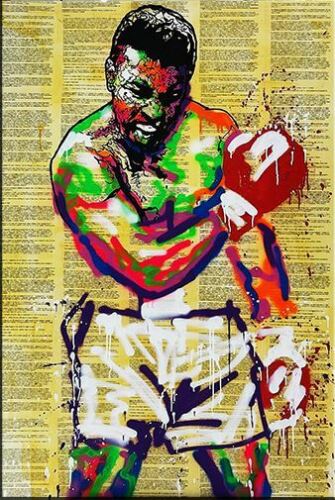 

Alec Monopoly Brainwash Graffiti art Muhammad Ali Home Decor Handpainted &HD Print Oil Paintings On Canvas Wall Art Pictures 200201