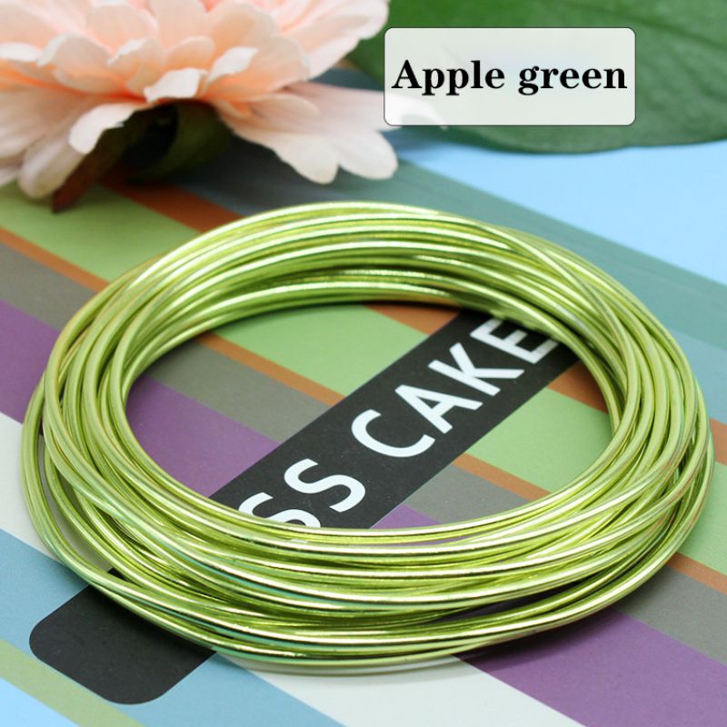 

5M/Rolls Bonsai Pot decoration Wires Anodized Aluminum Bonsai Training Wire flowerbed Garden Pot Aluminum Wire DIY, Gold