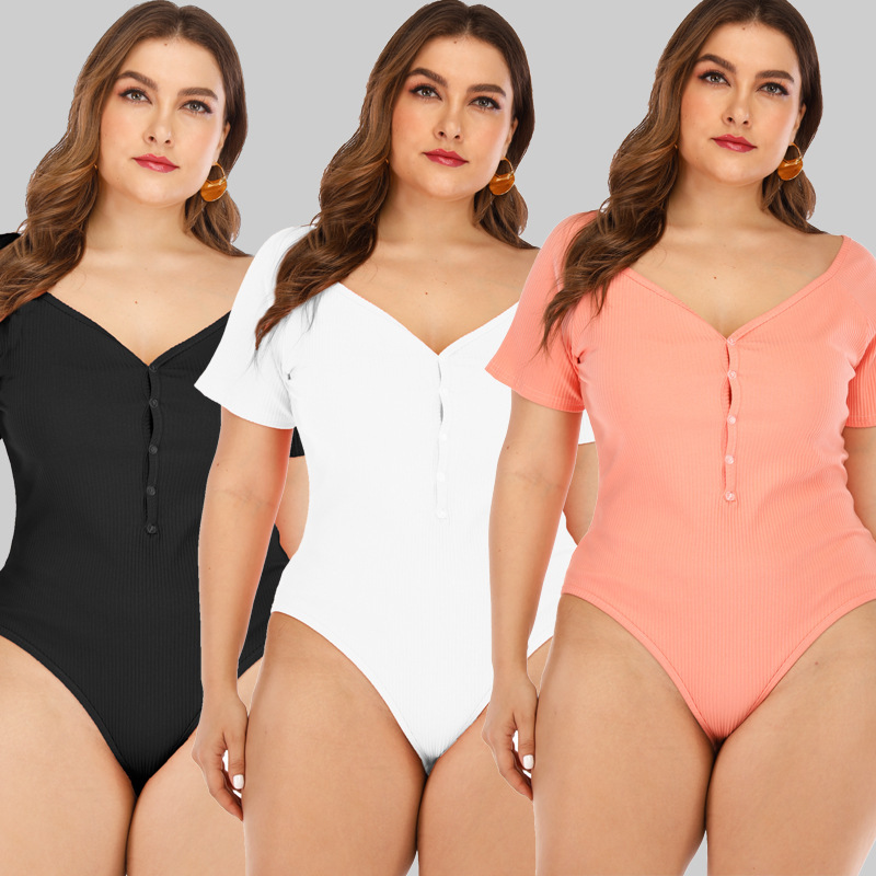 plus size leotard bodysuit