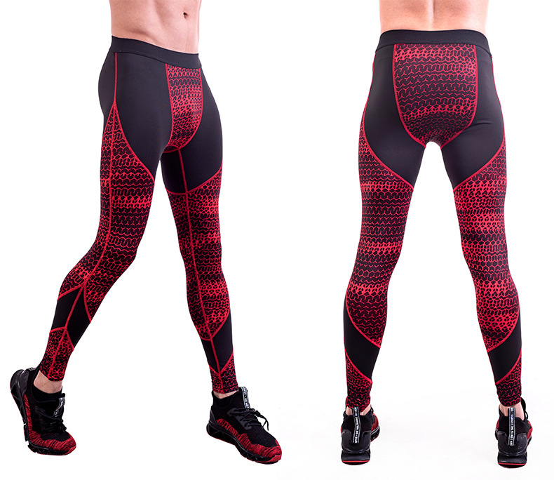

Gym Clothing Compression Pants Tights Men Sports Leggings Fitness Sportswear Long Trousers Gym Training Pants Skinny Leggins Hombre, Colour 2