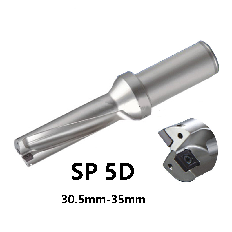 

BEYOND Indexable Drill Bit SP 5D U Drill Shallow Hole 30.5mm-35mm use Carbide Inserts SPMG Fast Drilling CNC High Quality