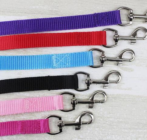 

Width 2cm Long 2cm Nylon Dog Leashes Pet Puppy Training Straps Black/Blue Dogs Lead Rope Belt Leash GB1649