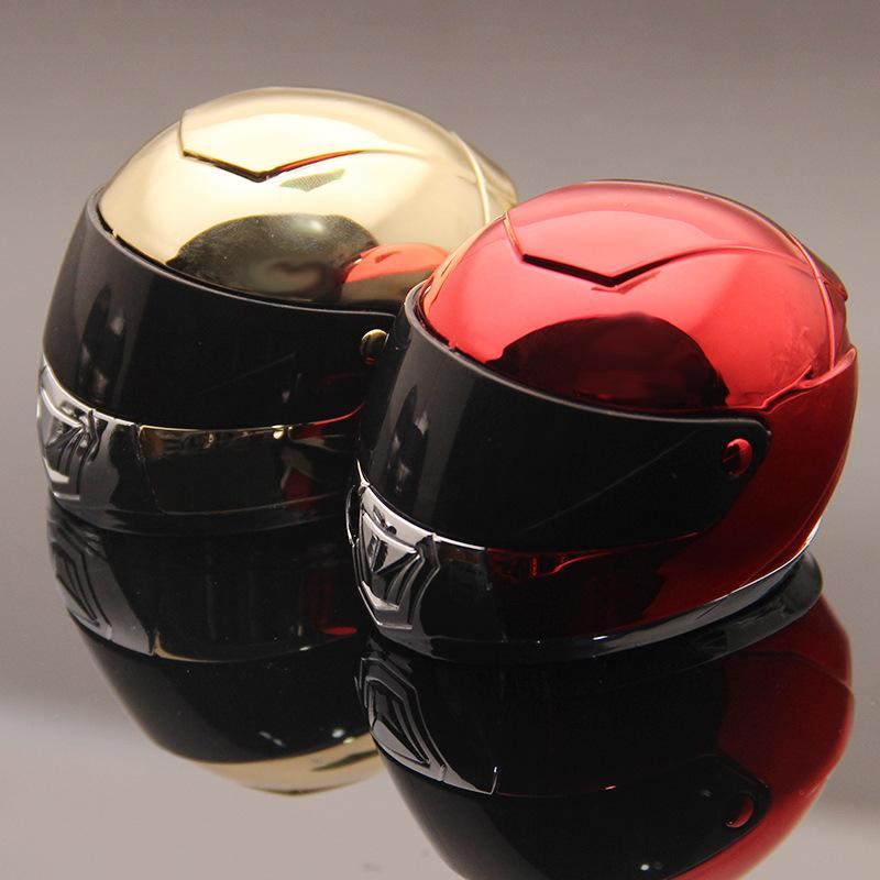 

new Nice Cool Lighter Creative Helmet Shaped Flame Gas Mini Lighters Funny Gift Collection for Men Cigarette Igniter