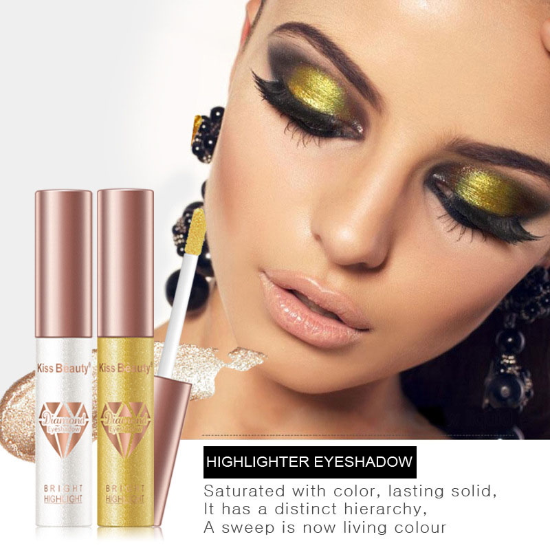 

Eye shadow shiny waterproof diamond eye shadow six colors optional makeup, 06