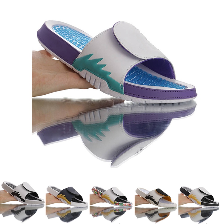 

2020 Womens Mens new style Hydro 5 V Slide Fire Red Slipper Grape sandals US5.5-11 Basketball Slippers Shoes Sneakers, #1