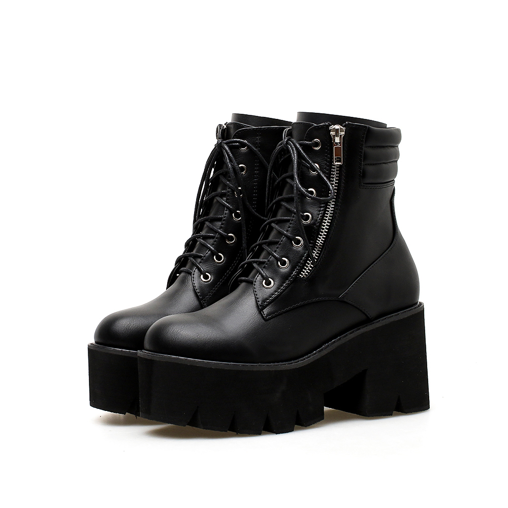 lace up platform boots