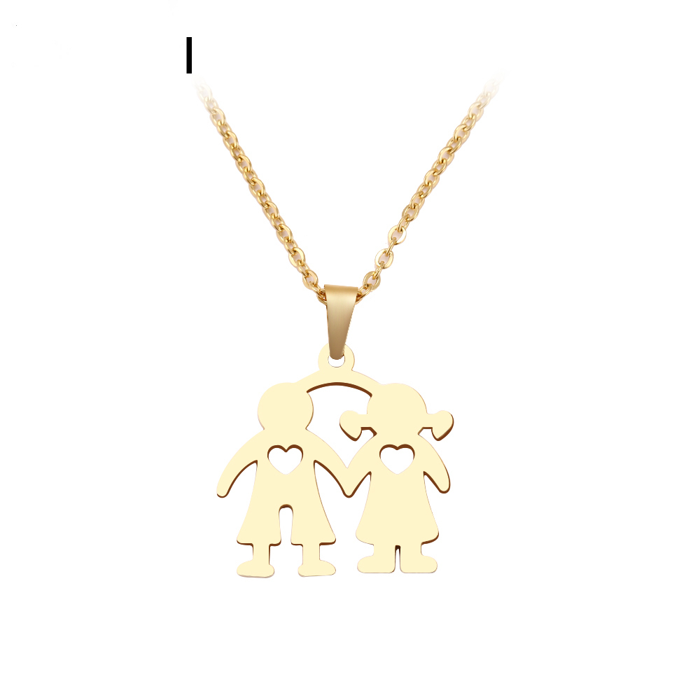 

Jewelry Gift High Quality Stainless Steel Necklace For Women Man Couple Lovers Pendant Choker Necklace High Quality Gift Engagement Jewelry