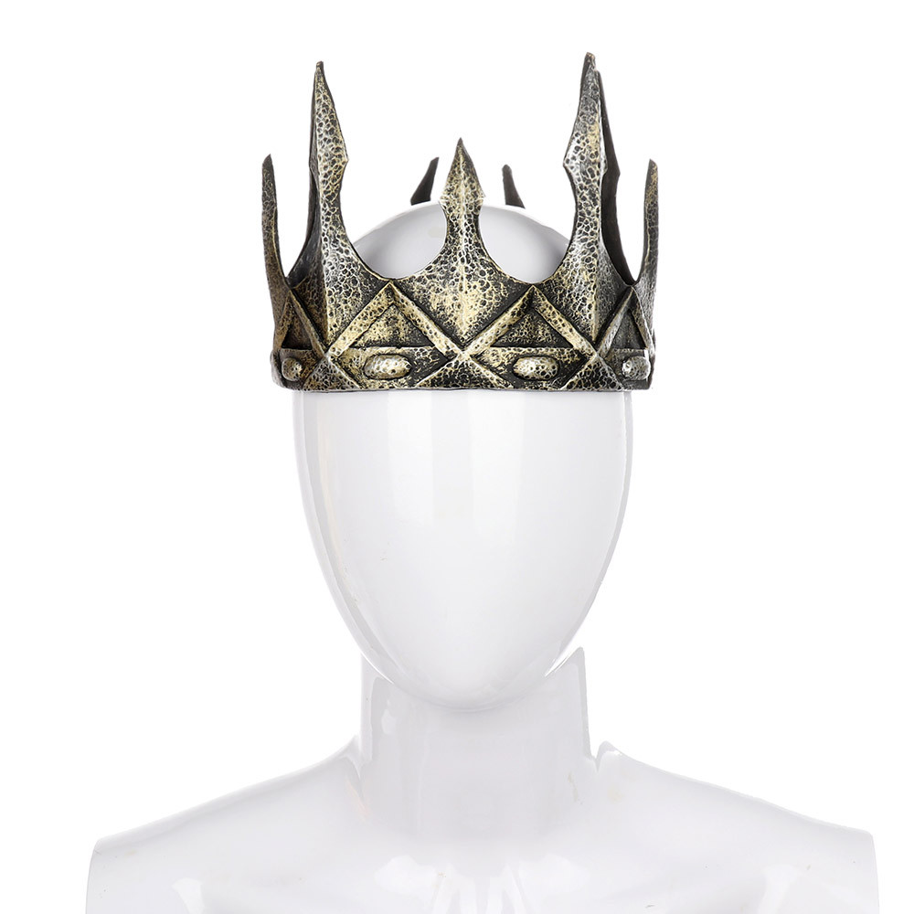 

Cospty Free Shipping Ancient Headdress Viking Corona Hombre Medieval Men Royal King Tiaras Soft Crown Hair Accessories