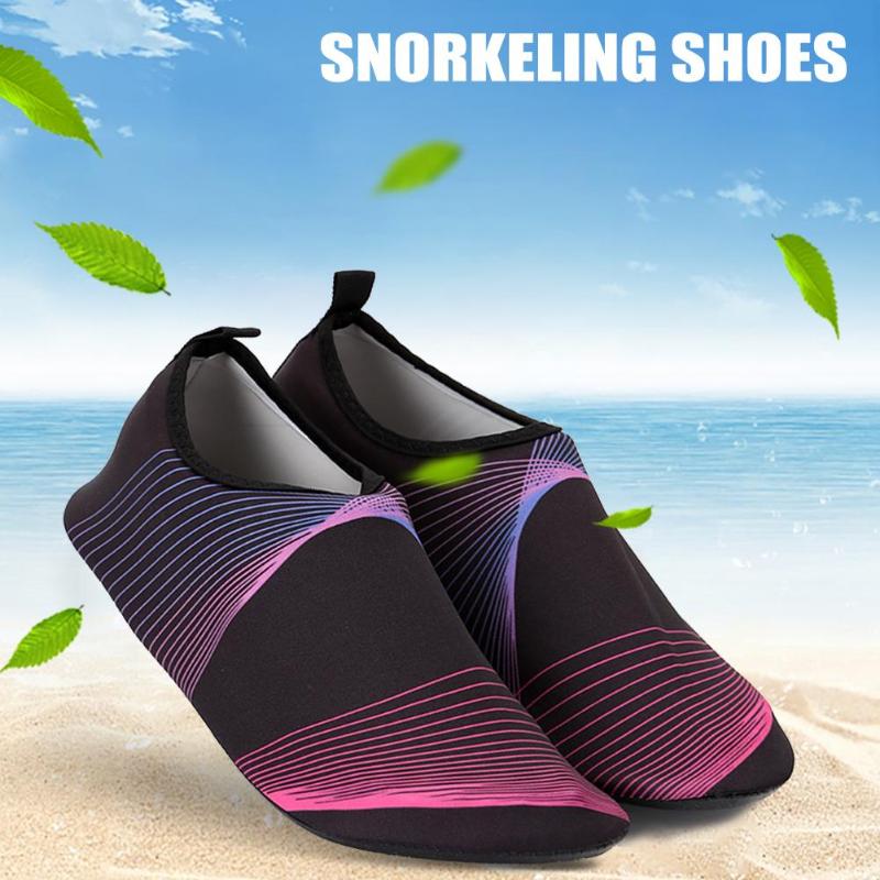 

Wading Shoes Water Sports Outdoor Quick-Drying Aqua Shoes Diving Lightweight Breathable Unisex Men Women Beach Swimming Surfing