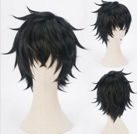 

free shipping Charming new beautiful Hot Quality sell The Rising of the Shield Hero Naofumi Iwatani Short Black Cosplay Wig + Wig Cap