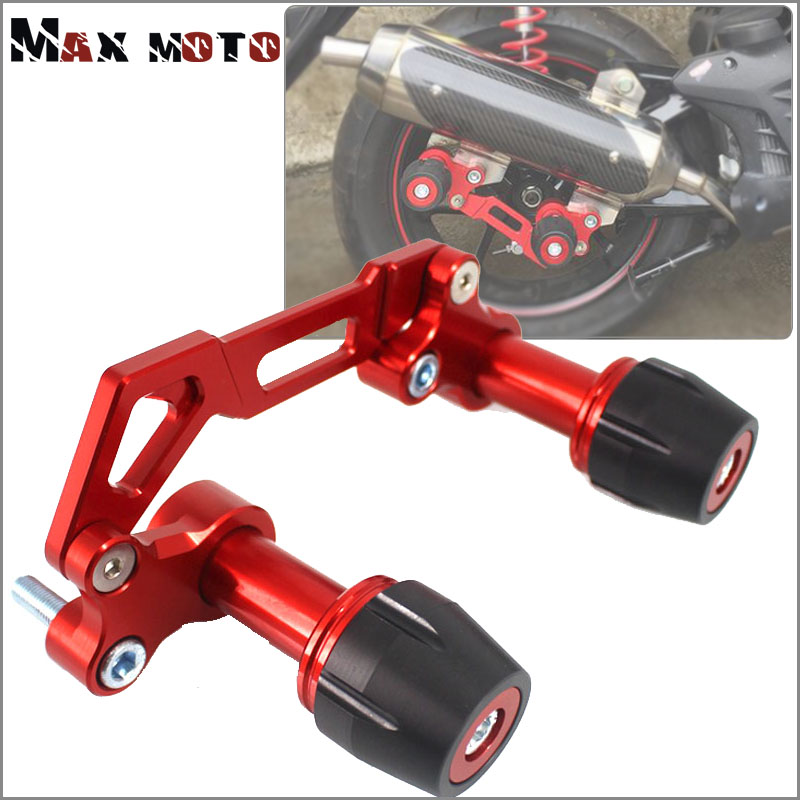

For NMAX155 NMAX155 N-MAX 155 XMAX300 XMAX 300 Motorcycle CNC Adjustable Exhaust Pipe Frame Sliders Falling Protection