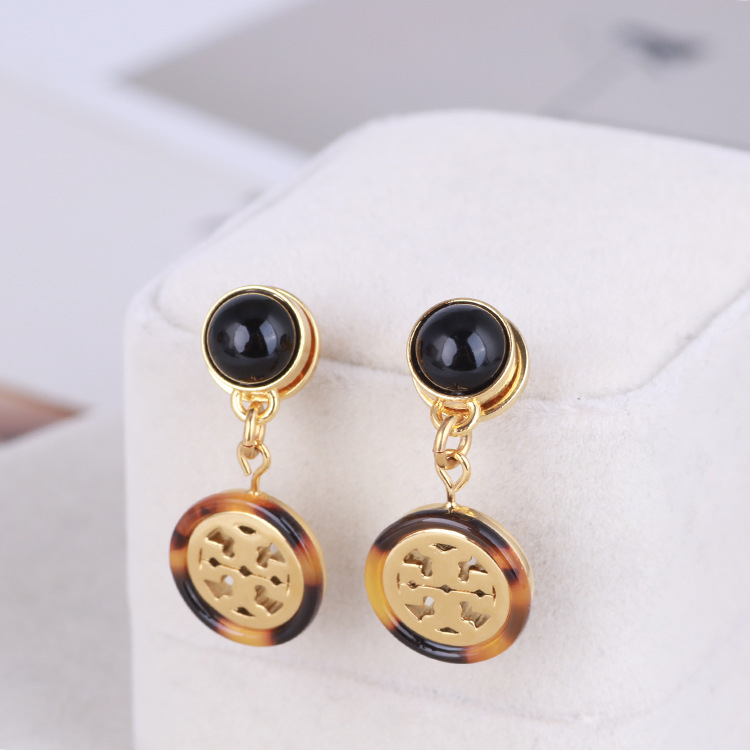nuevo Extravagantes señora pendientes aretes con circonita 585 oro dorado 14 kt