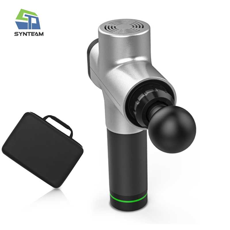 

Professional Massage Gun 3 Speed Levels Machine Portable Fascia Massager Device Vibration Deep Muscle Relaxation 6 Massage Heads