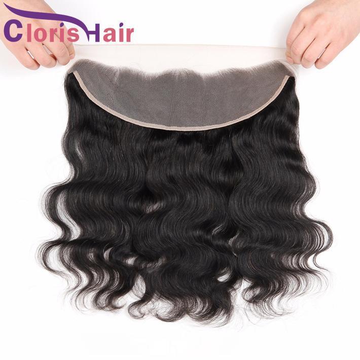 

D Pre Plucked Kinky Curly Swiss Lace Frontal Closure Ear To Ear 13x4 Raw Virgin Indian Curly Human Hair Full Frontals Closure Natural H, Silky straight