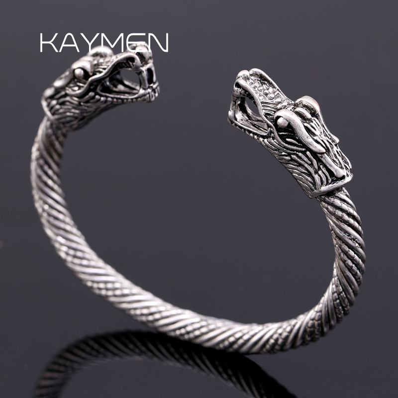 

KAYMEN New Statement Vintage Viking Bracelet for Women Men Unisex Fashion Bangle 3294