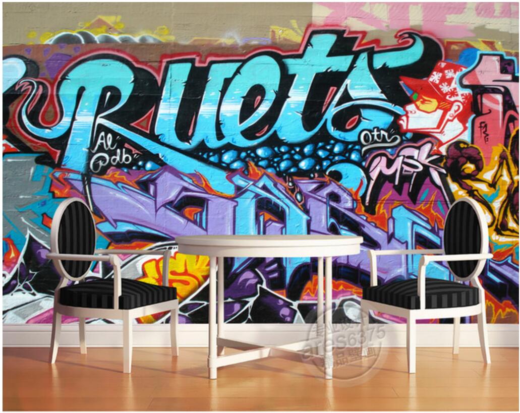 

WDBH custom photo 3d wall paper European style hand drawn fashion vintage brick wall graffiti decor 3d wall murals wallpaper for walls 3 d, Non-woven wallpaper