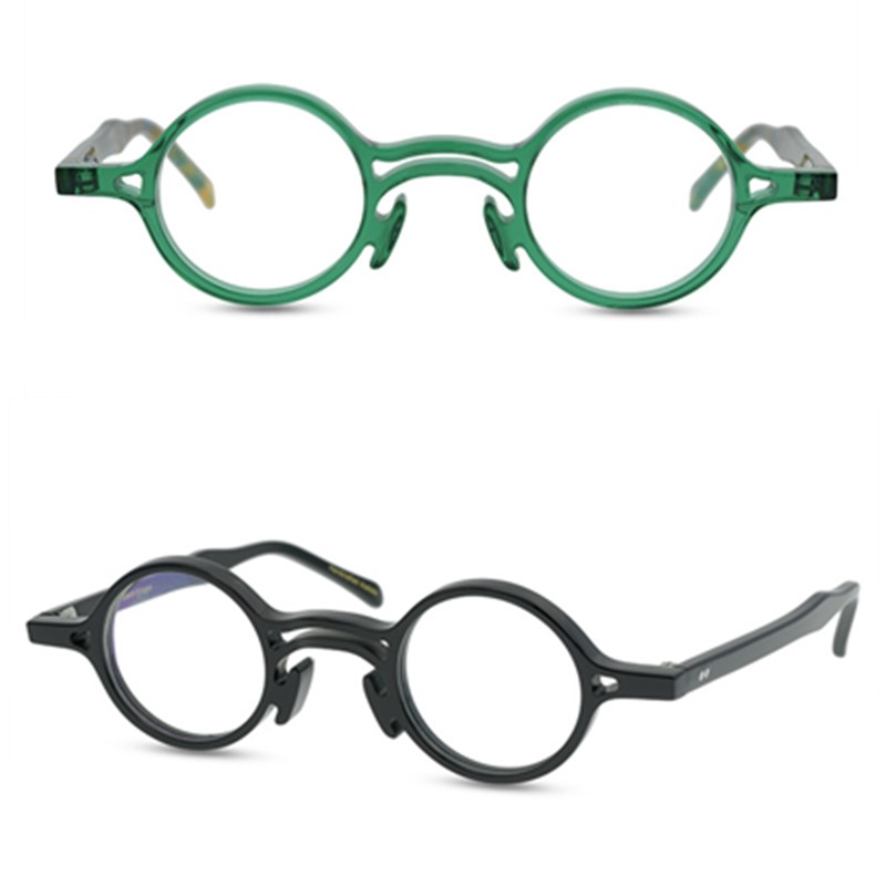 

Optical Frames Glasses Brand Men Women Small Round Eyeglasses Frames Vintage Plank Spectacle Frame Personality Myopia Glasses Eyewear