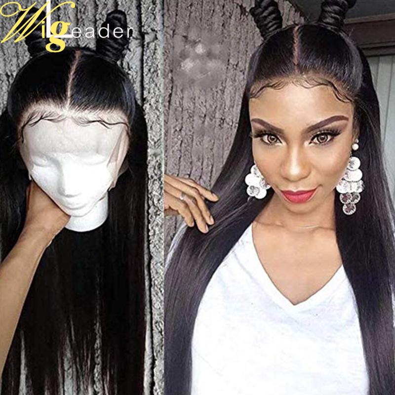 

Wigleader Straight Preplucked Human Hair Lace Front Wigs 150% Glueless Lace Frontal Wigs Bleach Knot Hair for Black Women, 13x4 lace front wig