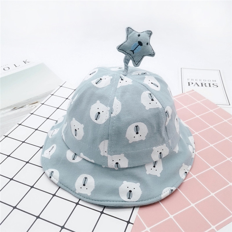 

Women Men Unisex Fisherman Hat Cartoon Star Fashion Wild Sun Protection Fishing Cap Summer Outdoors Outdoor Sunshade Hat U14, Blue