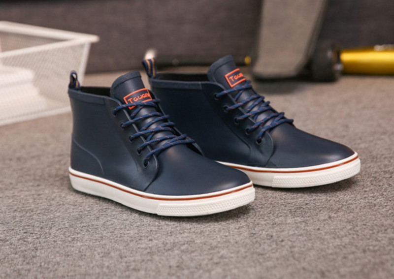 

Hot Sale-ter Shoes Fishing Rubber Boots Short Rain Boots Men Bot Garden Boots Men Lovers Shoes, Green