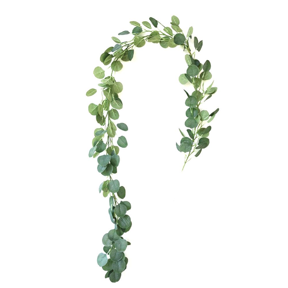 

2M Simulated Eucalyptus Wedding Decoration Party Greenery Fashion Home Decor Festive Livingroom Artificial Plant Creative, As pic