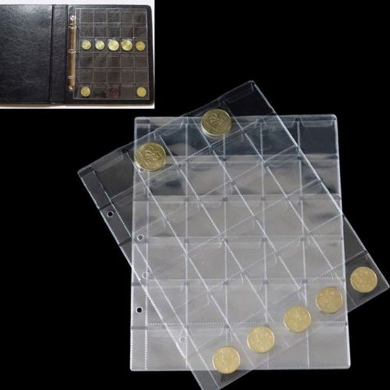 60 Coins Album Coin Money Penny Collecting Book Holders Collection Storage BR