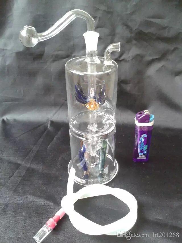 

Spend four claw glass mute hookah Wholesale bongs Oil Burner Glass Pipes Water Pipes Glass Pipe Oil Rigs Smoking Free Shipping