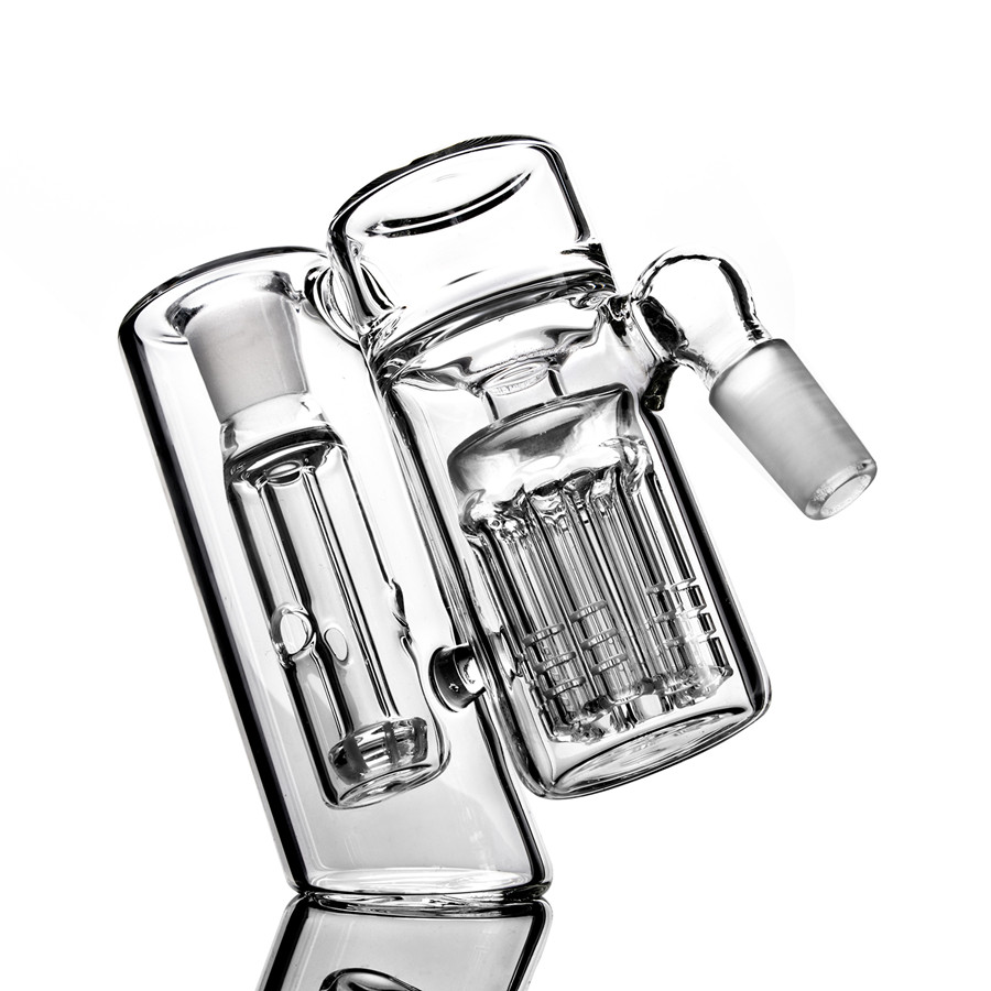 

Thick Glass ashcatcher Bongs Hookahs 18mm Joint glasses water pipes recycler bong 14mm ash catcher smoke accessory Collector
