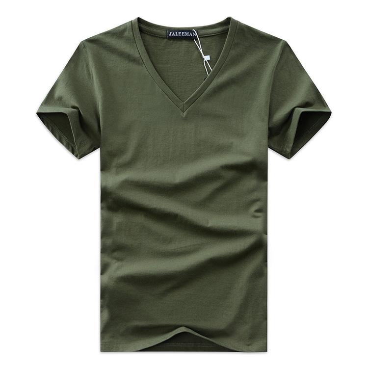 

Men' V-Neck T shirt Summer Clothing Cotton Short Sleeve Tops for Casual Mens Slim Fit Classic Brand tshirts Asian Size 5XL, Blue