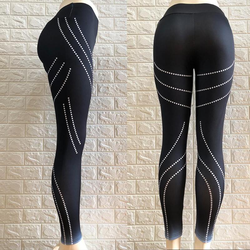 

Sport Pants Compression Tights Female Slim Sports Clothing Women Black Yoga Pants