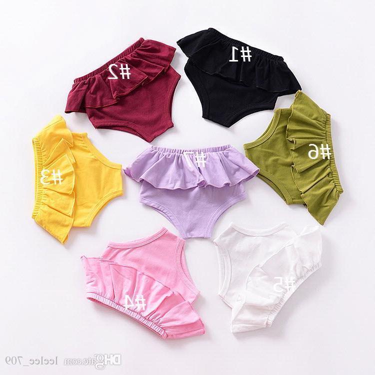 3pcs Baby Rüschen Bloomers Schichten Windel Abdeckung Shorts Röcke Sommer