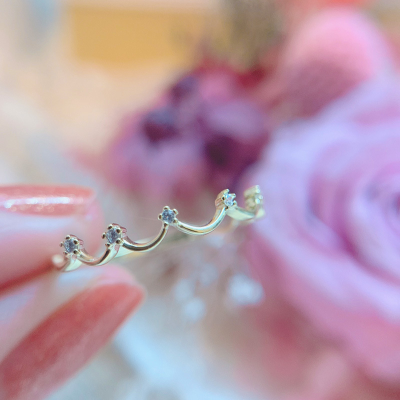

Originality An Crown Plating 14k Ring Hand Ornaments