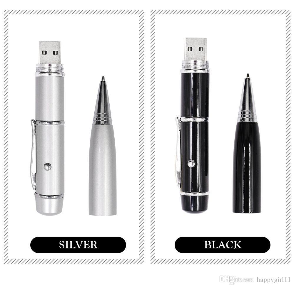 

Tina 2019 NEW Cool pen metal usb flash drive USB 2.0 laser pen u disk Flash Memory Stick Storage Drive high speed transmission 8gb-128gb