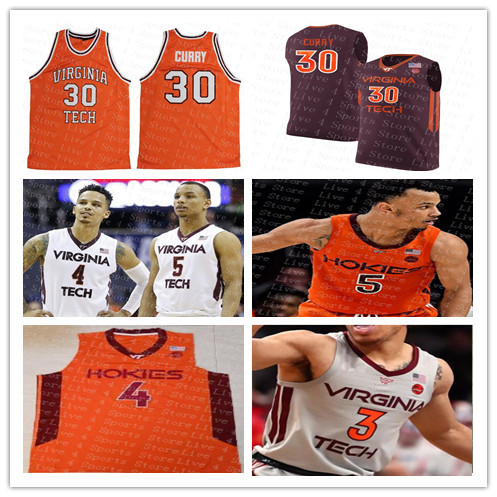 

Custom College Basketball Virginia Tech Hokies VT Jersey Keve Aluma Nahiem Alleyne Tyrece Radford Jalen Cone Justyn Mutts Cattoor Curry 4XL, Grey