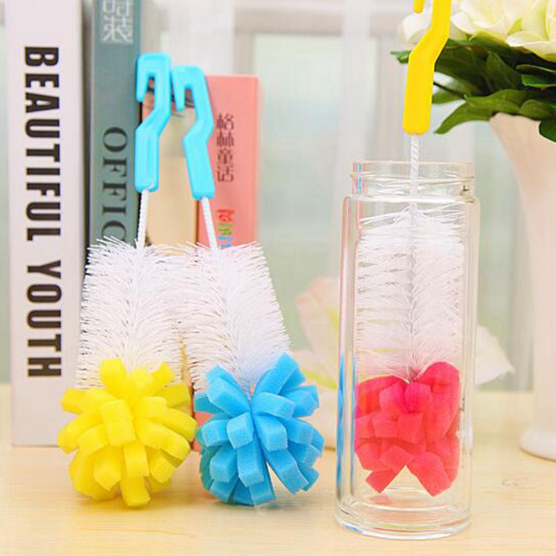 Bouteille Brosse Cleaner un ensemble de 6 pi/èces pour tasses bouteille de sport b/éb/é bouteille pailles de mamelon brosse de nettoyage mis couleur al/éatoire