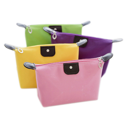 

Cosmetic Bag Old Cobbler College Girl Cosmetic Bag Nylon Cloth Color Wash Bags Stylish Zipper Small Bag EEA1300--7