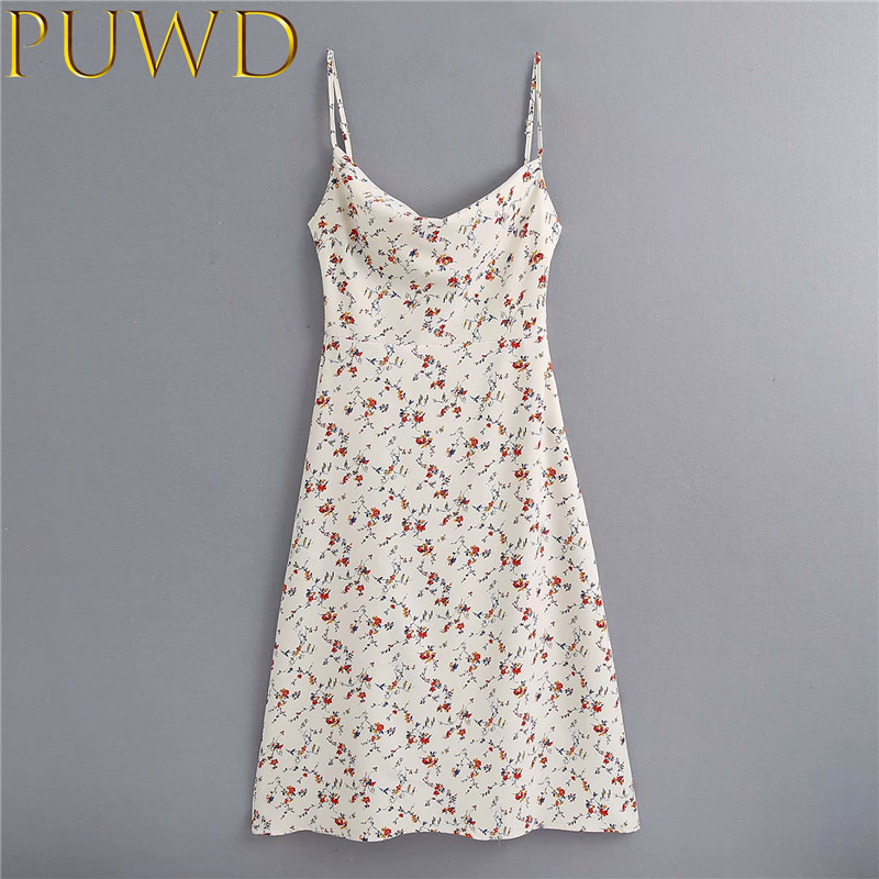 

Vintage women sweet long dress 2020 summer fashion ladies floral print v neck dresses female elegant dress girls chic vestidos, Ivory