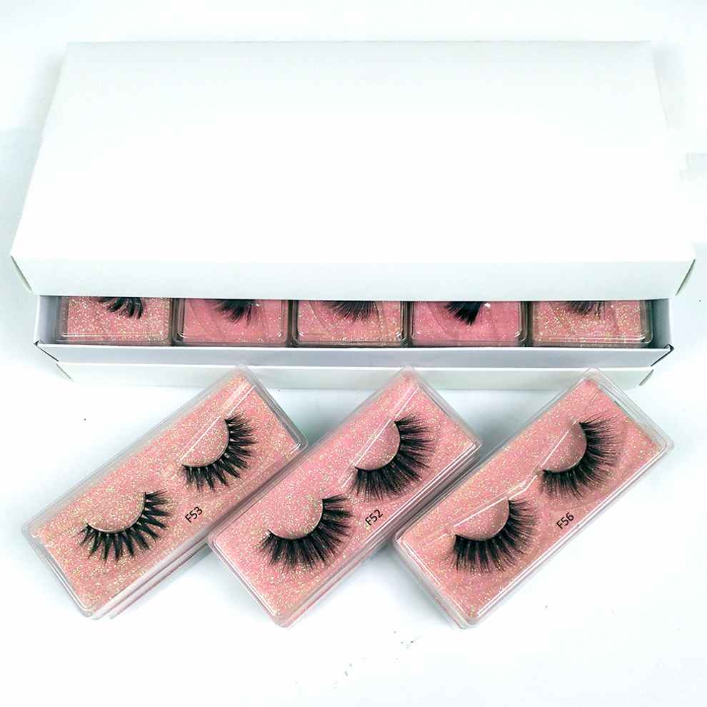 3D Mink Eyelashes Wholesale 10 Style 3d Mink Lashes Natural Mink Eyelashes Wholesale False Eyelashes Makeup False Lashes In Bulk-image-552054200