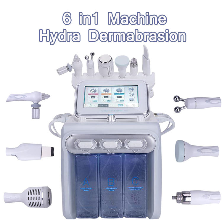 

Salon Want Aqua Facial 6 In1 Hydra Facial Water Dermabrasion Oxygen Spray with RF Bio Lifting Spa Facial Machine Hydro Microdermabrasion