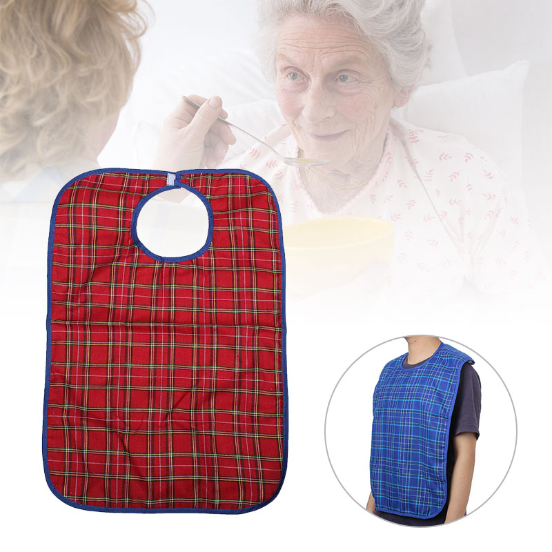 

Large Waterproof Adult Mealtime Bibs Disability Clothes Cook Protector Tool